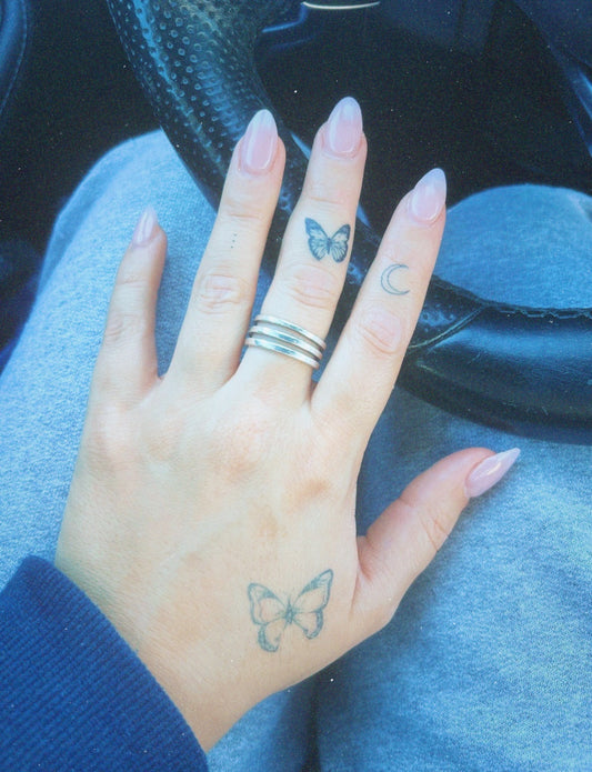 semi-permanent tattoos and temporary tattoos