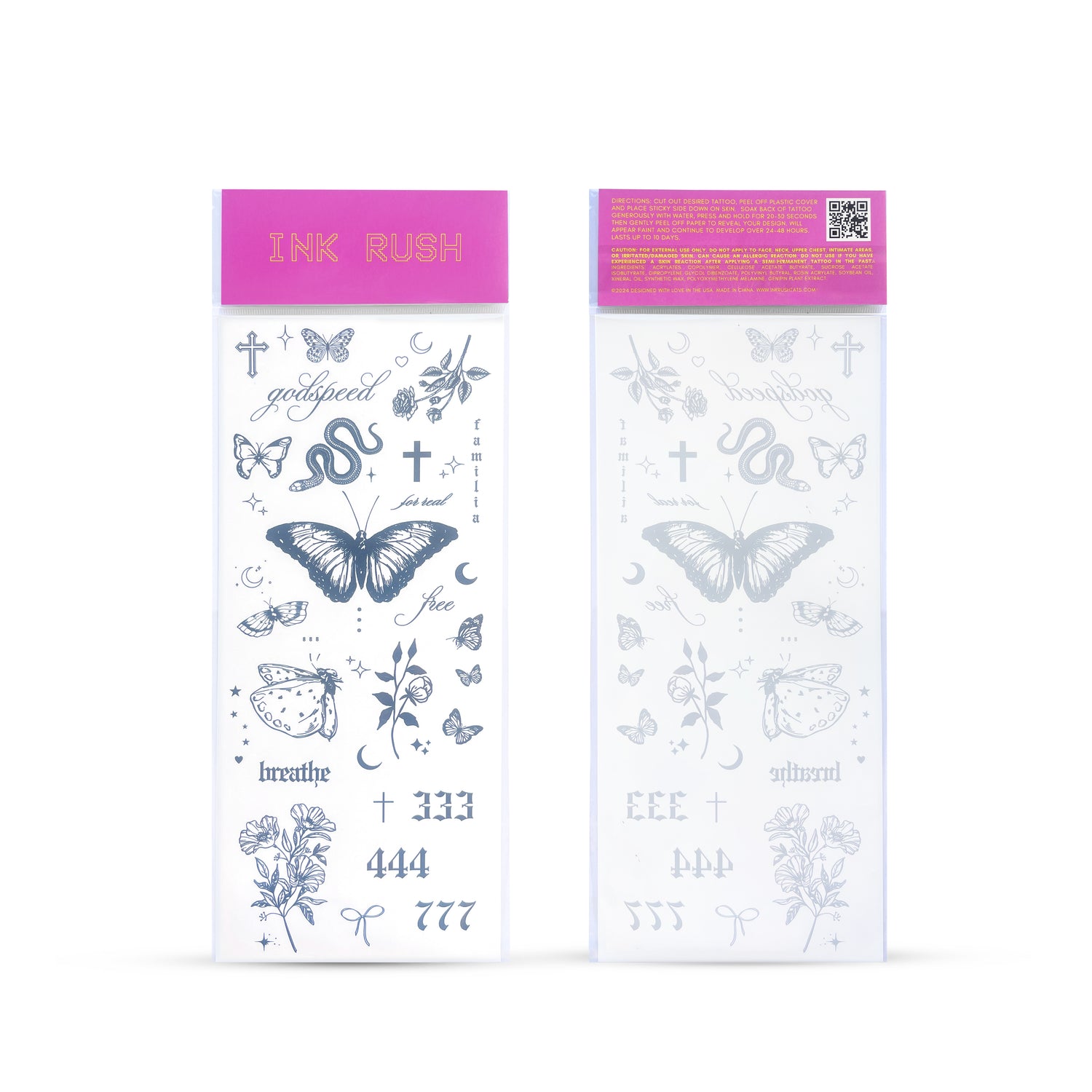 semi-permanent tattoos and temporary tattoos